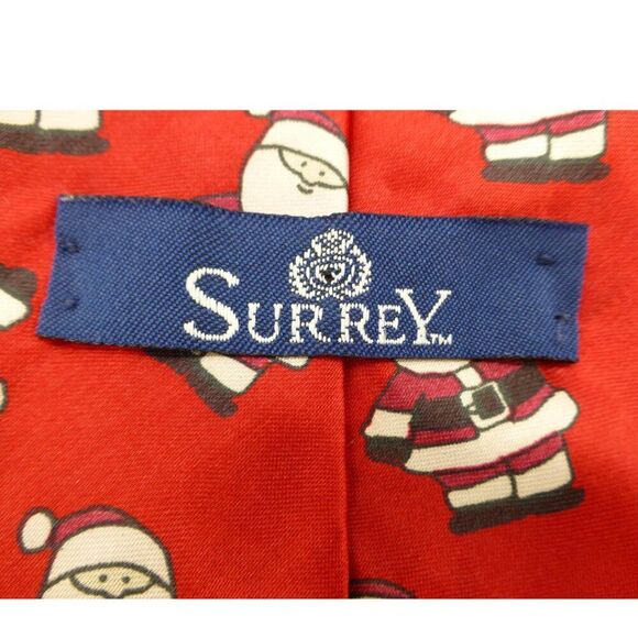 Surrey Santa Clause All Over Graphic Tie For Christmas - Picture 5 of 10